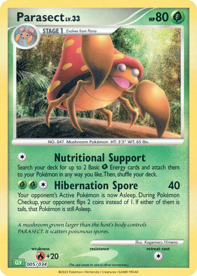 TCG Classic: Venusaur Deck Parasect Pokémon card
